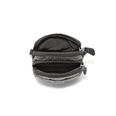 Pewter Kora Metallic Mini Utility Bag