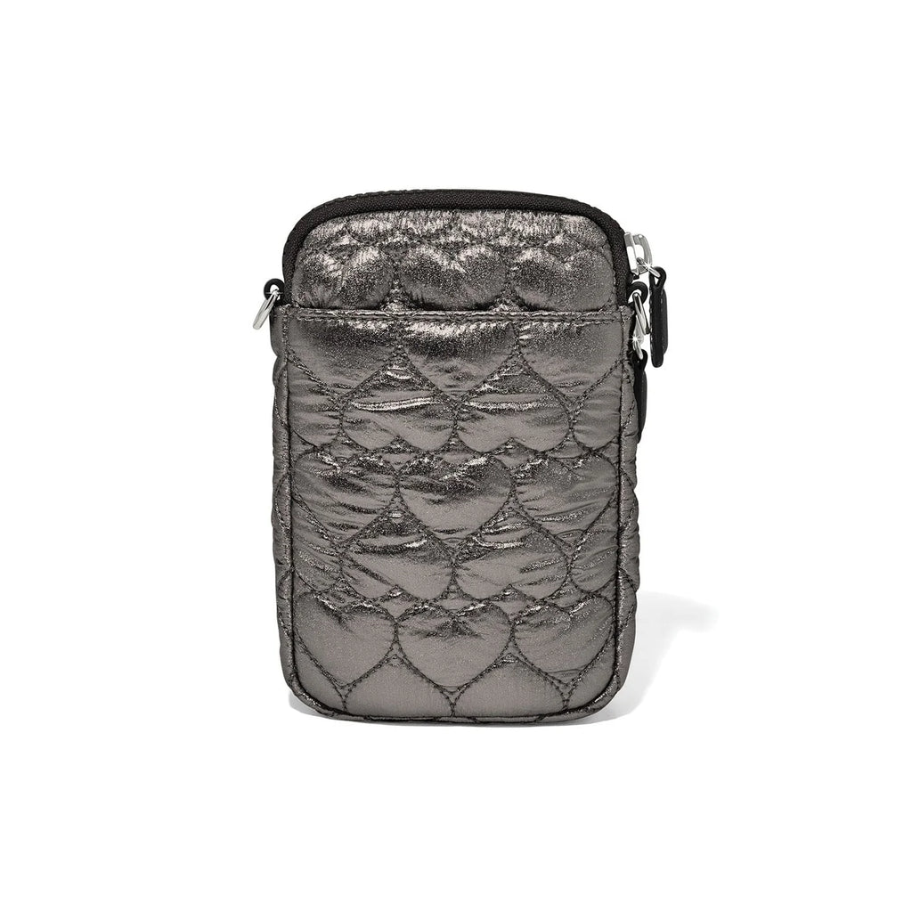 Pewter Kora Metallic Mini Utility Bag