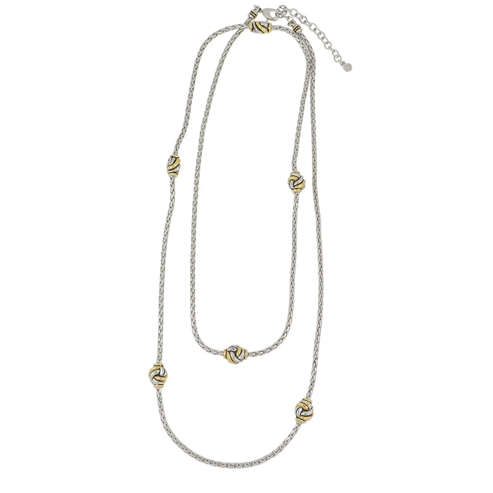 6-Station Two-Tone Necklace