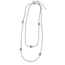 Load image into Gallery viewer, 6-Station Two-Tone Necklace