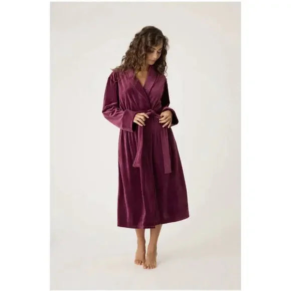 Velvety Velour Robe