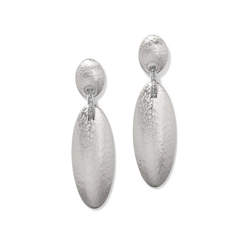 Meridian Orbit Oval Post Drop Earrings