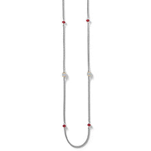 Load image into Gallery viewer, Meridian Red Two Tone Long Necklace