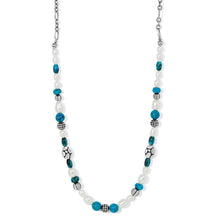 Load image into Gallery viewer, Pebble Turquoise And Pearl Necklace