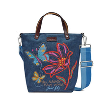 Load image into Gallery viewer, Petalwings Embroidered Medium Messenger Bag