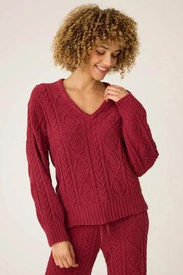 Cozy Chenille Cable Knit