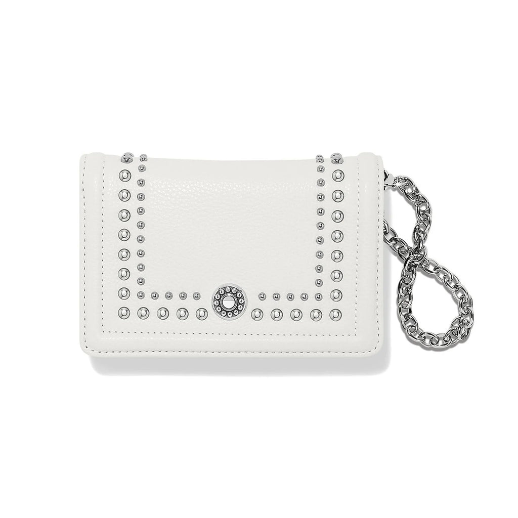 White Pretty Tough Stud Medium Wallet