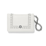 White Pretty Tough Stud Medium Wallet