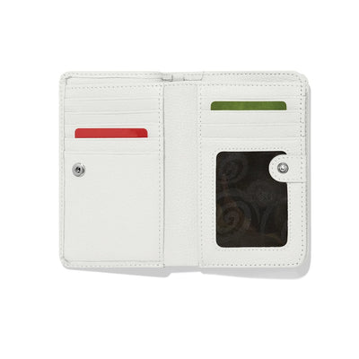 White Pretty Tough Stud Medium Wallet