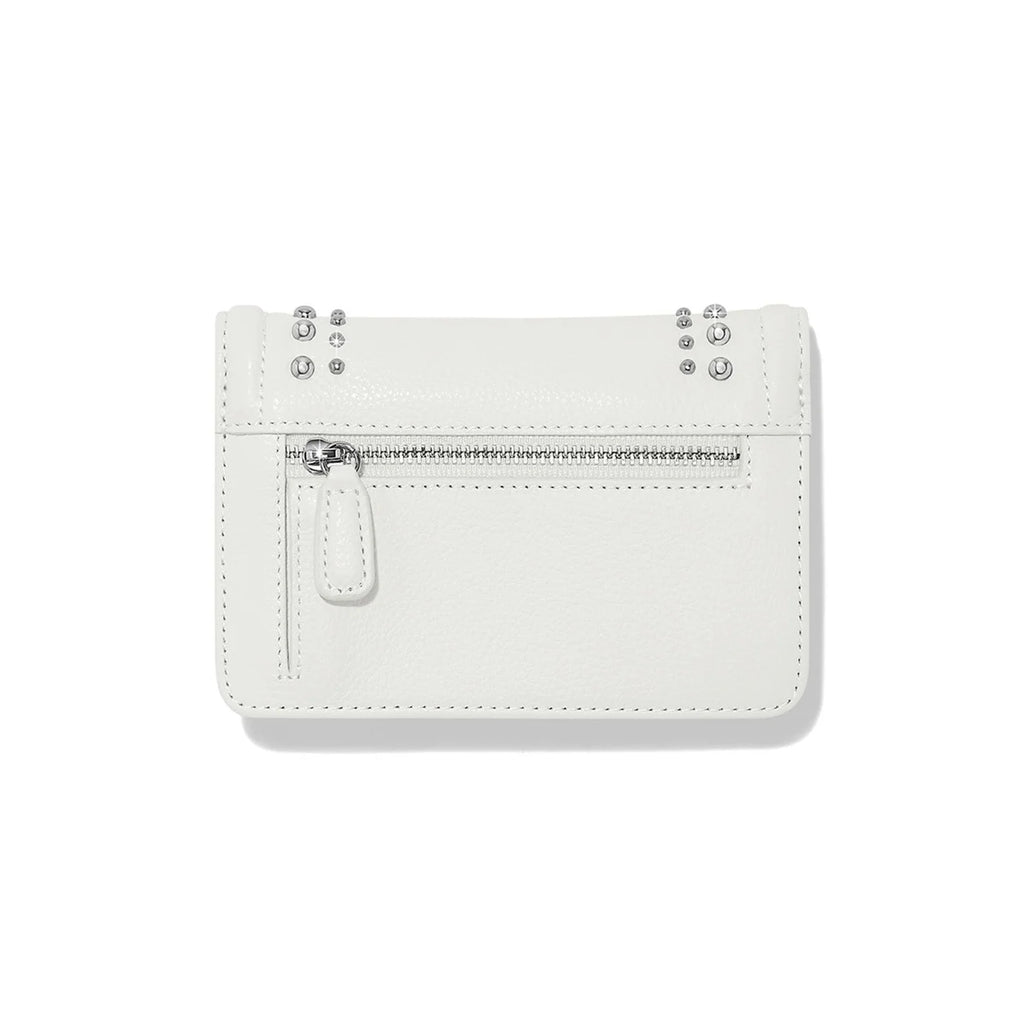 White Pretty Tough Stud Medium Wallet