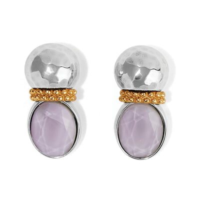 Venus Post Drop Earrings - Lilac