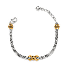 Load image into Gallery viewer, Interlok Twist Double Chain Bracelet