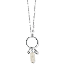 Load image into Gallery viewer, Pebble Pearl Charm Ring Necklace