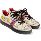 Scoop Newsprint Sneakers