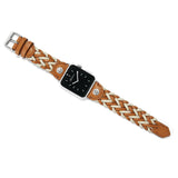 Rory Leather Watch Band - Shoe-White Toffee