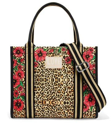 Leopard Dynasty Canvas Carry All Tote