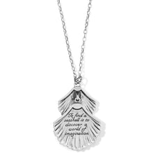 Load image into Gallery viewer, Silver Shells Two Tier Necklace