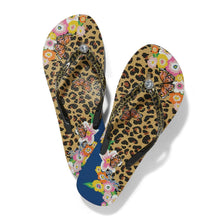 Load image into Gallery viewer, Spotty Leo Flip Flops