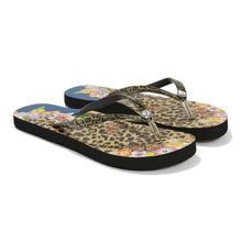 Load image into Gallery viewer, Spotty Leo Flip Flops