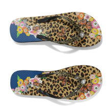 Load image into Gallery viewer, Spotty Leo Flip Flops