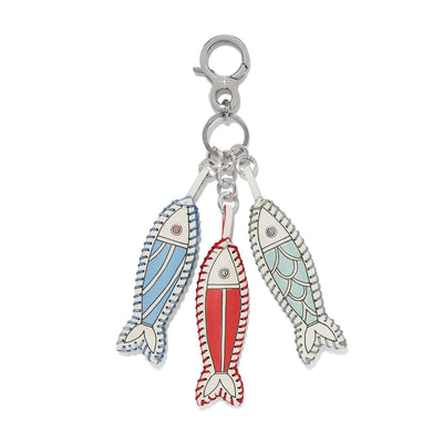 Sun & Sea Fish Trio Handbag Fob