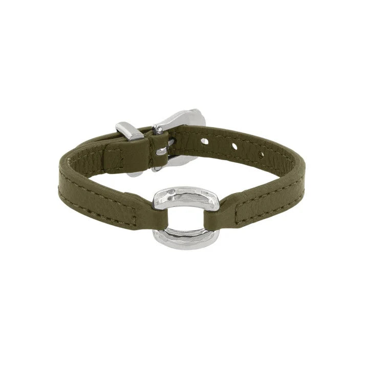 Timeless Link Bandit Bracelet - Olive