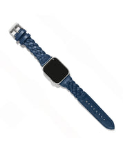 Load image into Gallery viewer, Sutton Braided Leather Watch Band - French Blue