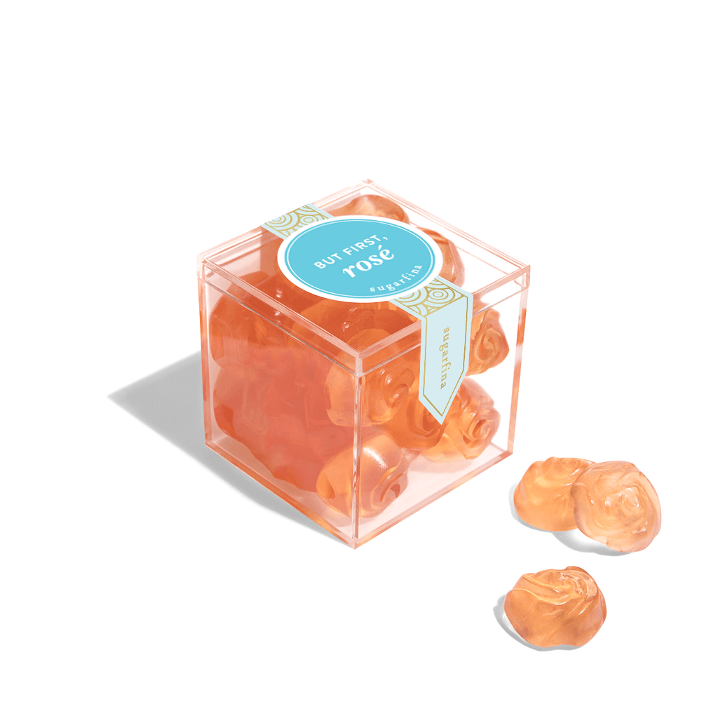 But First, Rosé Roses Candy Cube