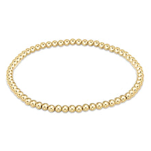 Load image into Gallery viewer, Classic Gold 3mm Bead Bracelet