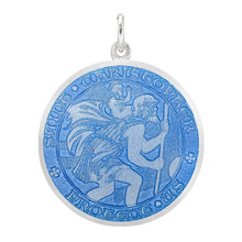 Load image into Gallery viewer, St Christopher Enamel Large Medal