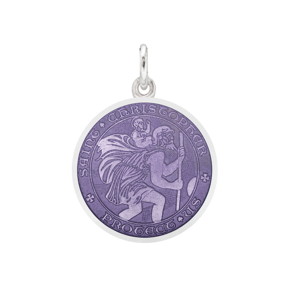 St. Christopher Enamel Small Medal