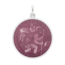 Load image into Gallery viewer, St Christopher Enamel Medium Medal