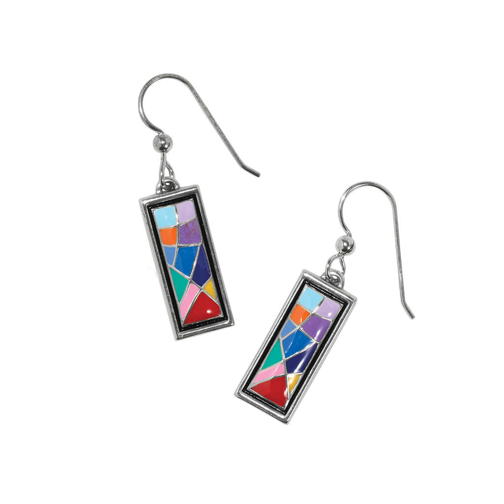 Colormix Block French Wire Earrings