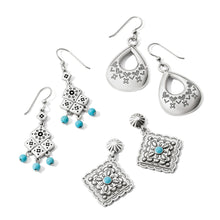 Load image into Gallery viewer, Mosaic Paseo Concho Post Drop Earrings