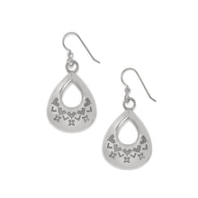 Load image into Gallery viewer, Mosaic Paseo Etch Teardrop French Wire Earrings