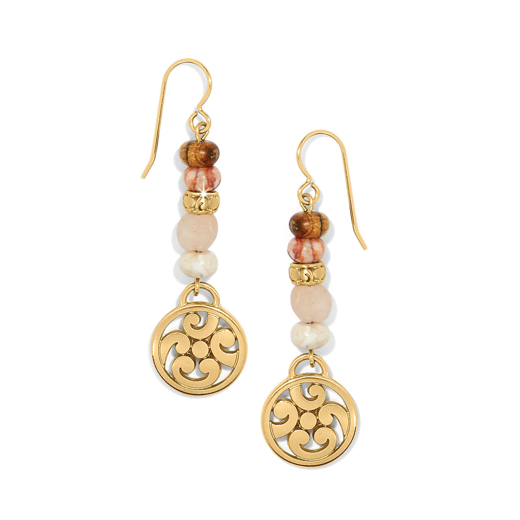 Contempo Playa Rosa French Wire Earrings