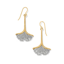 Load image into Gallery viewer, Everbloom Ginkgo French Wire Earrings