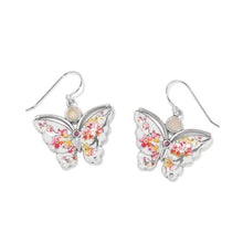 Load image into Gallery viewer, Kyoto In Bloom Saura Butterfly French Wire Earrings