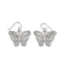 Load image into Gallery viewer, Kyoto In Bloom Saura Butterfly French Wire Earrings