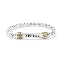 Load image into Gallery viewer, Meridian Strong Two Tone Stretch Bracelet
