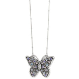 Halo Gems Monarch Butterfly Necklace